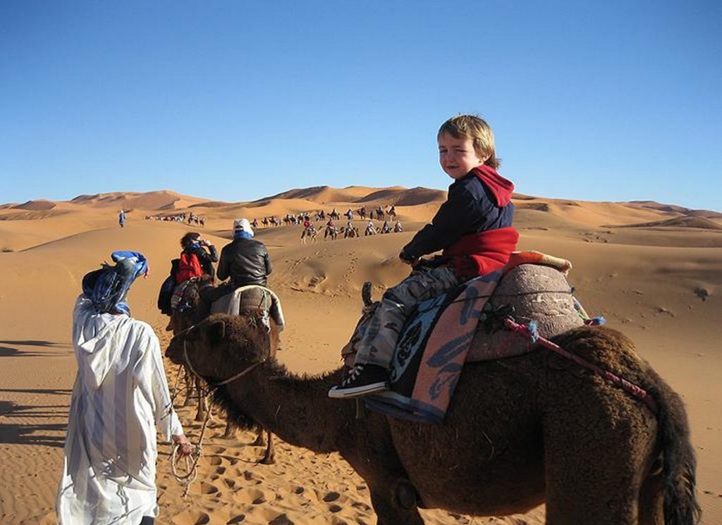 Merzouga sunrise camel tour